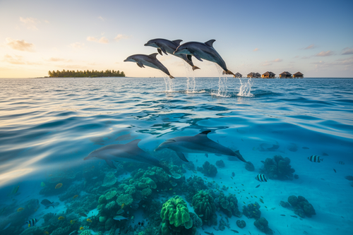 maldives sea dolphins